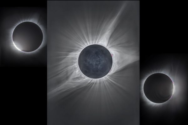 Compuesto de corona de eclipse solar total