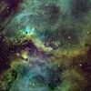 IC 1848 - Nebulosa bebé, Detalle