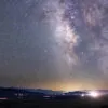 Milky Way over Jackson and Light Pollution