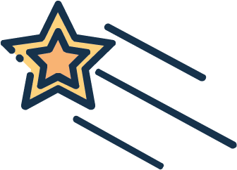 shooting star graphic