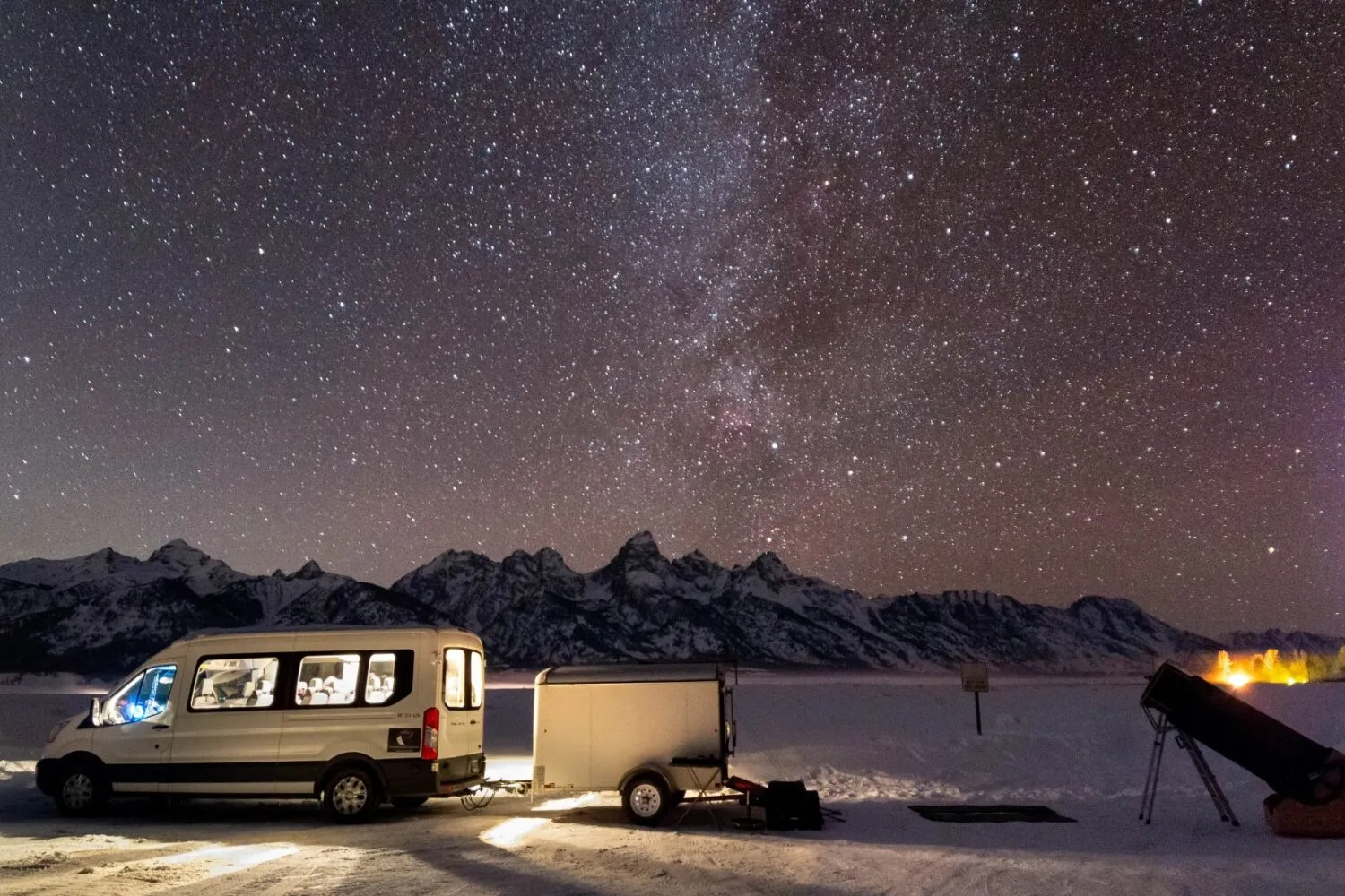 Stargazing in Jackson hole