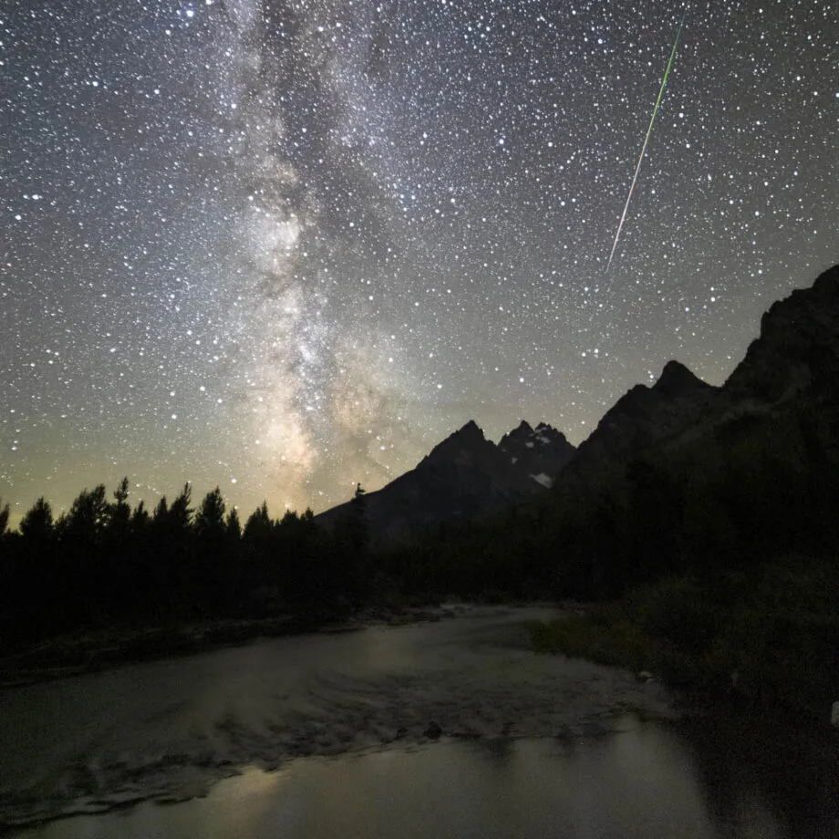 perseids meteor shower in Jackson
