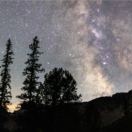 milk way seen on private stargazing tour