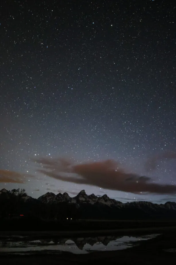 teton mountains captured on astrophotography workshop