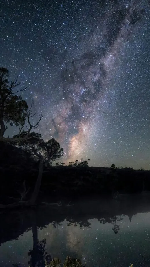milky way stargazing in jackson wyoming