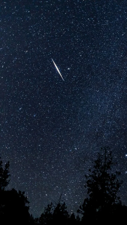 meteor shower in Wyoming